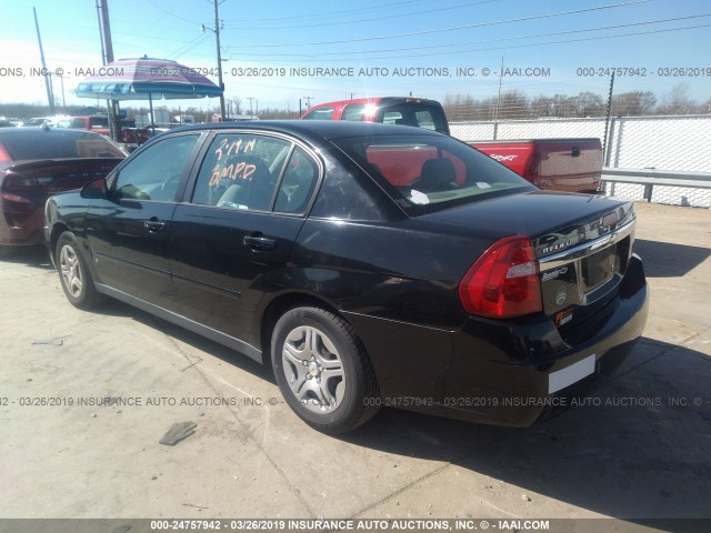 1G1ZS58F37F283372 - 2007 CHEVROLET MALIBU LS BLACK photo 3