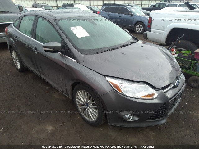 1FAHP3H22CL210792 - 2012 FORD FOCUS SEL GRAY photo 1