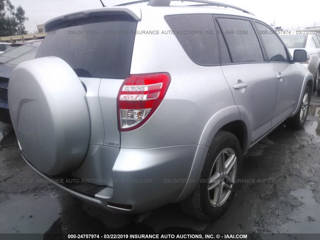 2T3DK4DV5CW075544 - 2012 TOYOTA RAV4 LIMITED SILVER photo 4