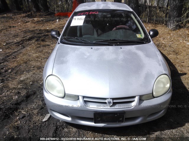 1B3ES56C92D588525 - 2002 DODGE NEON ES SILVER photo 6