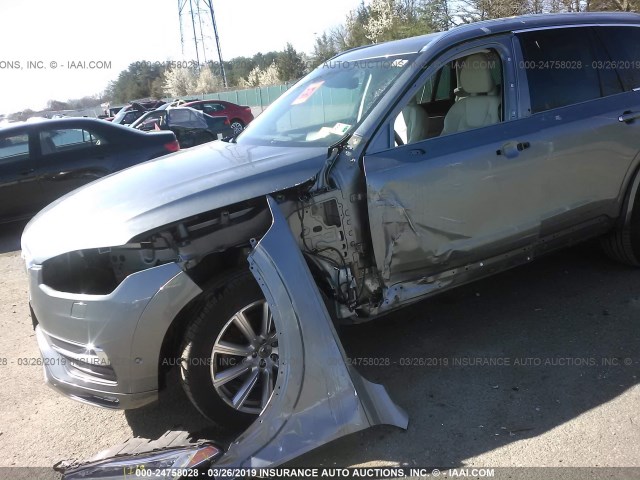 YV4A22PL5G1001706 - 2016 VOLVO XC90 T6 GRAY photo 6