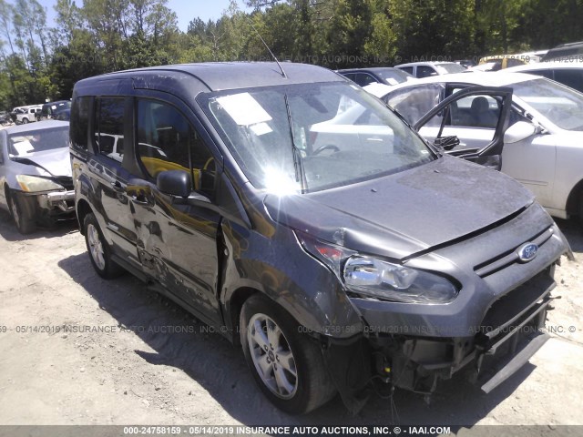 NM0AE8FX6F1209266 - 2015 FORD TRANSIT CONNECT XLT GRAY photo 1