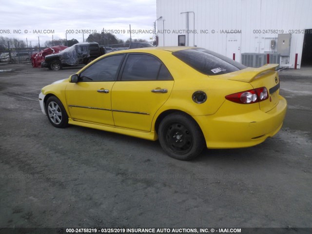 1YVHP80D435M10625 - 2003 MAZDA 6 S YELLOW photo 3