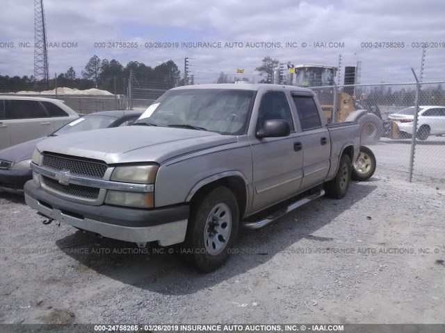 2GCEC13T451312858 - 2005 CHEVROLET SILVERADO C1500 SILVER photo 2