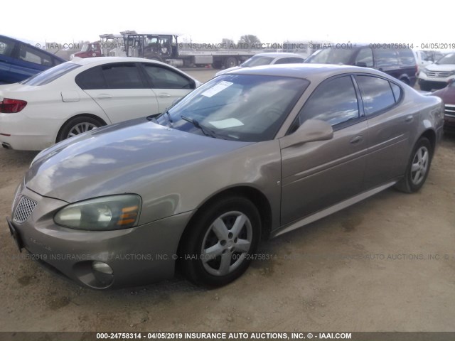 2G2WP552561163399 - 2006 PONTIAC GRAND PRIX BROWN photo 2