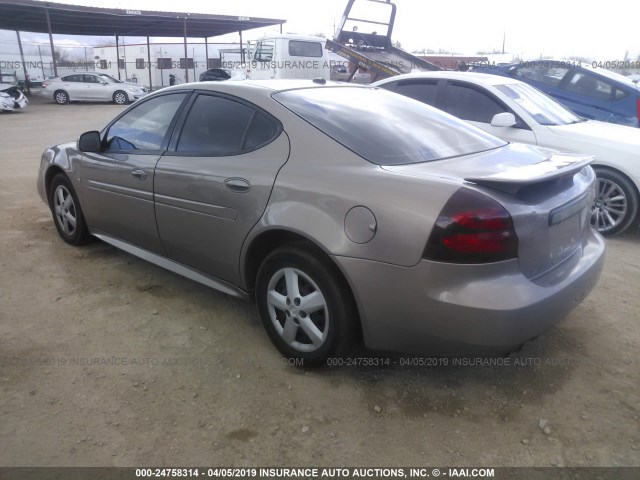 2G2WP552561163399 - 2006 PONTIAC GRAND PRIX BROWN photo 3