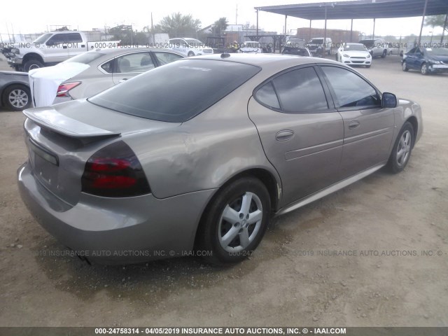2G2WP552561163399 - 2006 PONTIAC GRAND PRIX BROWN photo 4