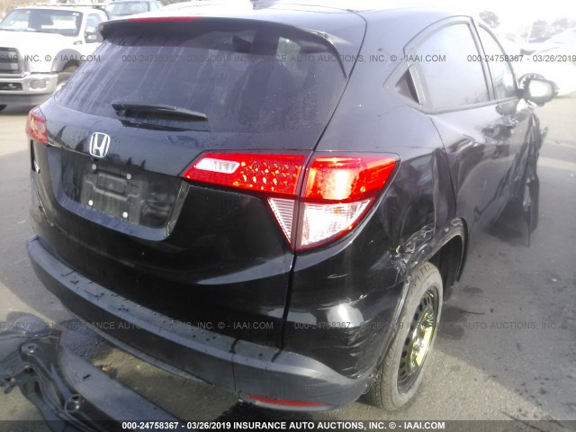 3CZRU5H76HM711232 - 2017 HONDA HR-V EXL BLACK photo 4