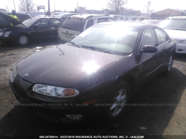 1G3GR64H514222437 - 2001 OLDSMOBILE AURORA Dark Brown photo 2