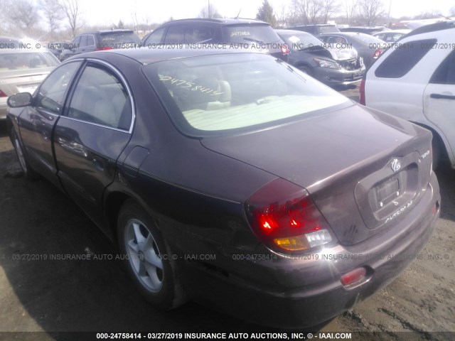 1G3GR64H514222437 - 2001 OLDSMOBILE AURORA Dark Brown photo 3