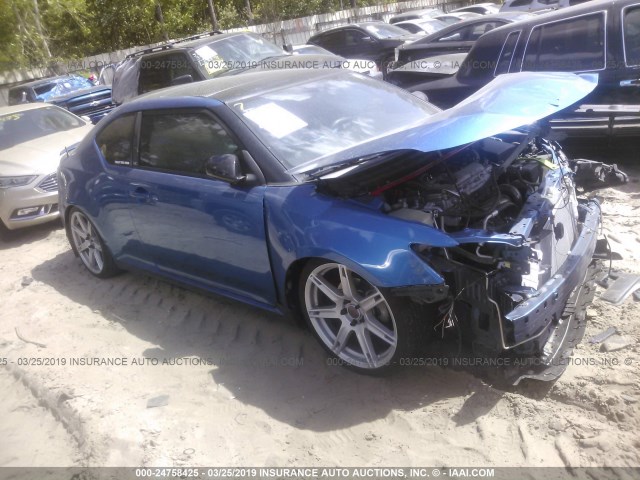 JTKJF5C70E3069908 - 2014 TOYOTA SCION TC BLUE photo 1