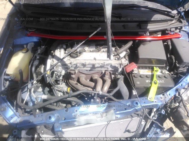 JTKJF5C70E3069908 - 2014 TOYOTA SCION TC BLUE photo 10