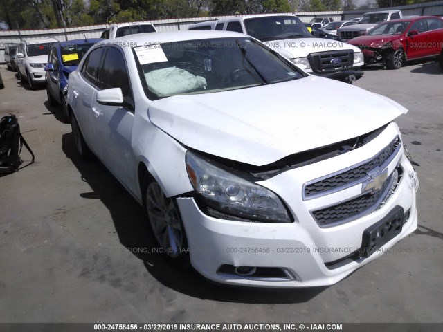 1G11E5SA6DF270533 - 2013 CHEVROLET MALIBU 2LT WHITE photo 1