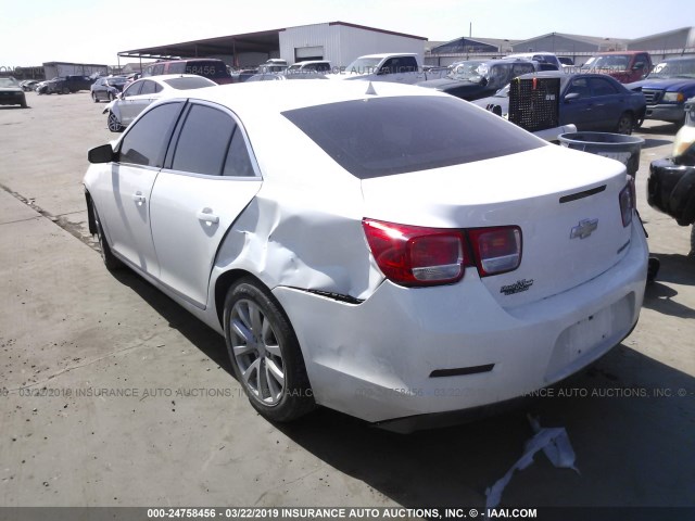 1G11E5SA6DF270533 - 2013 CHEVROLET MALIBU 2LT WHITE photo 3