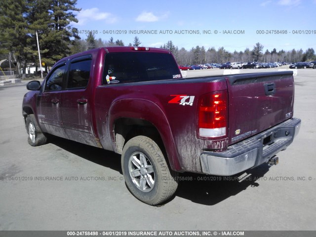 2GTEK13M571634388 - 2007 GMC NEW SIERRA K1500 MAROON photo 3