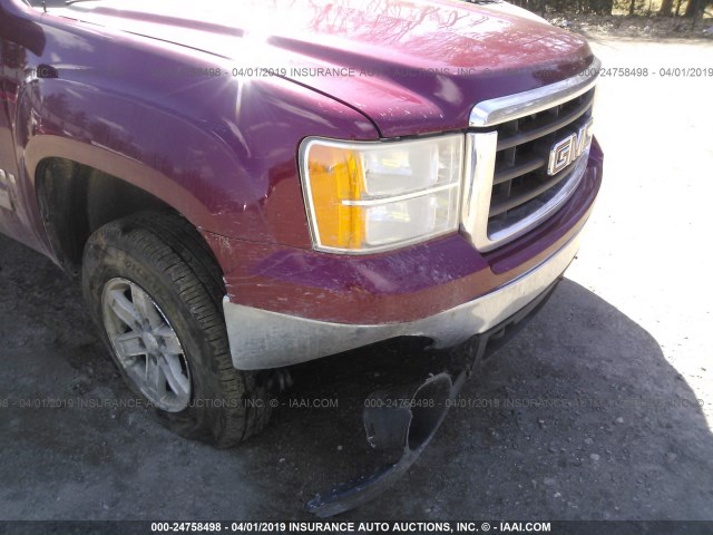 2GTEK13M571634388 - 2007 GMC NEW SIERRA K1500 MAROON photo 6