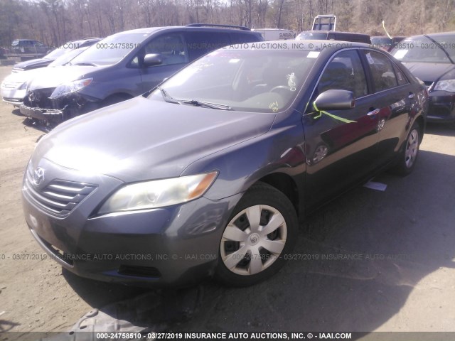 4T4BE46K78R021086 - 2008 TOYOTA CAMRY CE/LE/XLE/SE GRAY photo 2