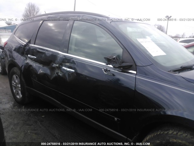 1GNLVFED8AS123152 - 2010 CHEVROLET TRAVERSE LT Dark Blue photo 6