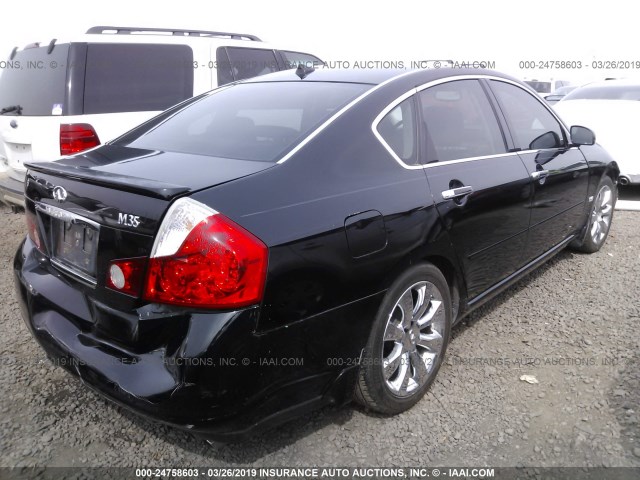 JNKAY01E66M110963 - 2006 INFINITI M35 SPORT BLACK photo 4