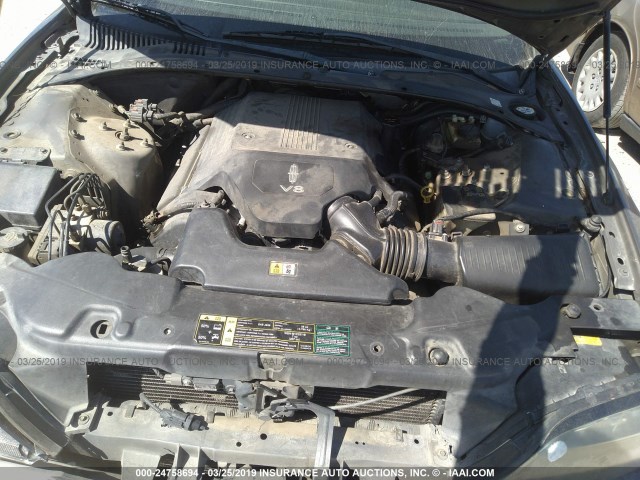 1LNHM87A43Y665909 - 2003 LINCOLN LS رمادي صورة 10