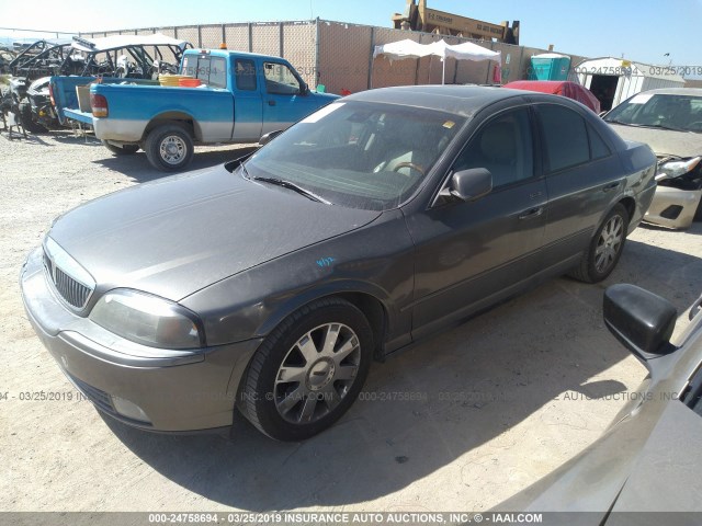 1LNHM87A43Y665909 - 2003 LINCOLN LS رمادي صورة 2