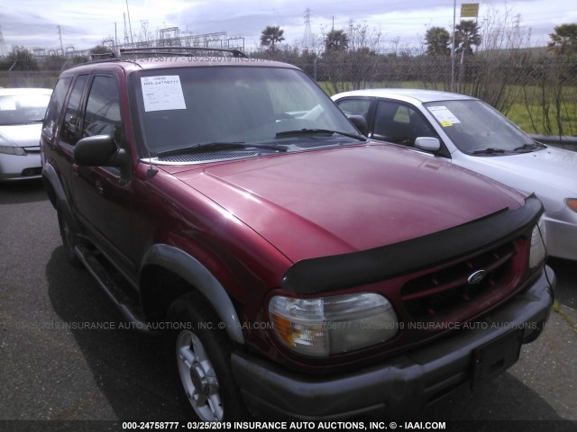 1FMYU70E2YUA24618 - 2000 FORD EXPLORER SPORT RED photo 1