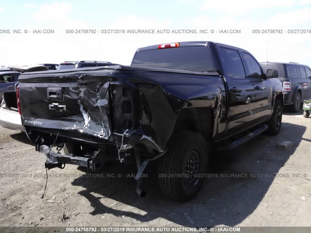 3GCPCPEC5JG445400 - 2018 CHEVROLET SILVERADO C1500 CUSTOM BLACK photo 4