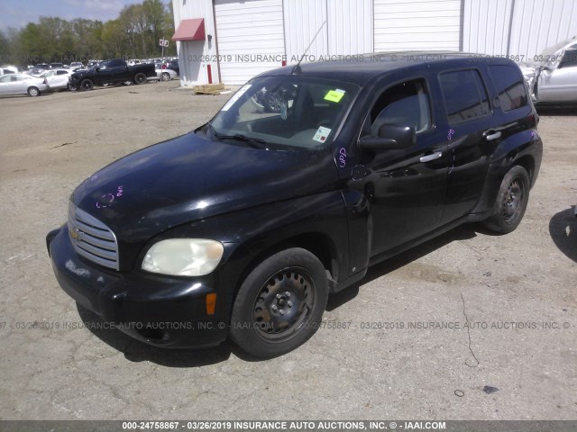 3GNDA13D57S615365 - 2007 CHEVROLET HHR LS Սև լուսանկար 2