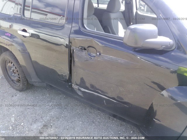 3GNDA13D57S615365 - 2007 CHEVROLET HHR LS Սև լուսանկար 6