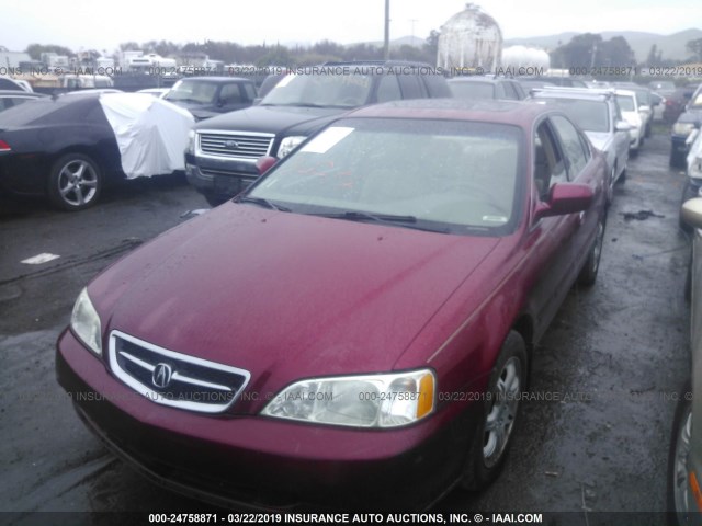 19UUA5652XA005768 - 1999 ACURA 3.2TL RED photo 2