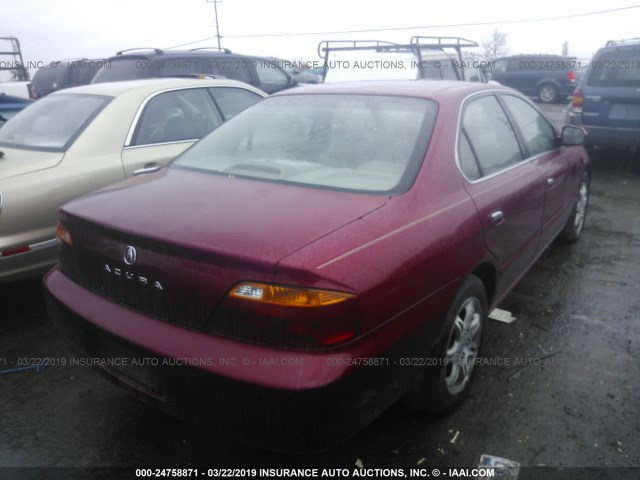 19UUA5652XA005768 - 1999 ACURA 3.2TL RED photo 4