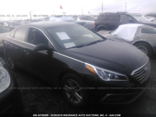 5NPE24AF1GH317213 - 2016 HYUNDAI SONATA SE შავი ფოტო 1