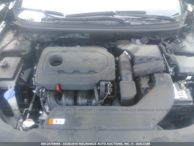 5NPE24AF1GH317213 - 2016 HYUNDAI SONATA SE შავი ფოტო 10