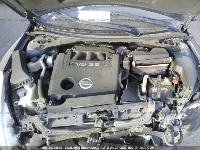 1N4BL2AP6AN515389 - 2010 NISSAN ALTIMA SR GRAY photo 10