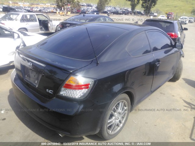 JTKDE167690283605 - 2009 TOYOTA SCION TC BLACK photo 4