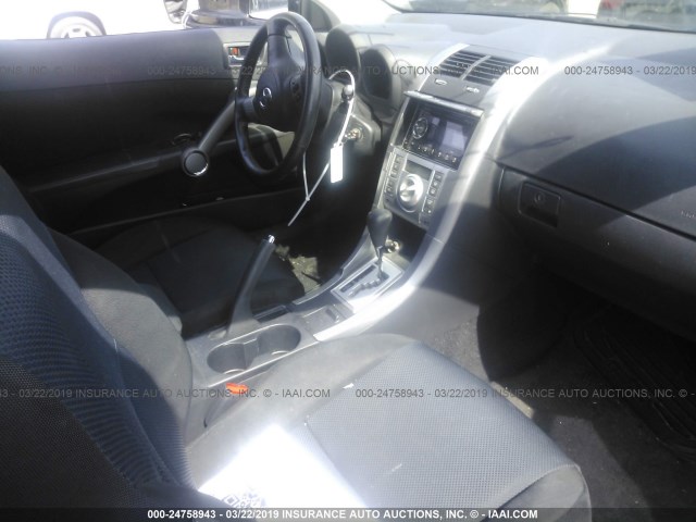 JTKDE167690283605 - 2009 TOYOTA SCION TC BLACK photo 5