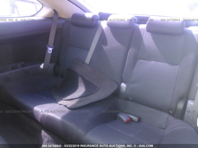 JTKDE167690283605 - 2009 TOYOTA SCION TC BLACK photo 8