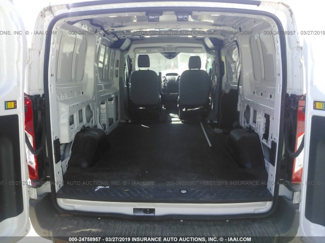 1FTYE1YM9JKA09724 - 2018 FORD TRANSIT T-150 WHITE photo 8