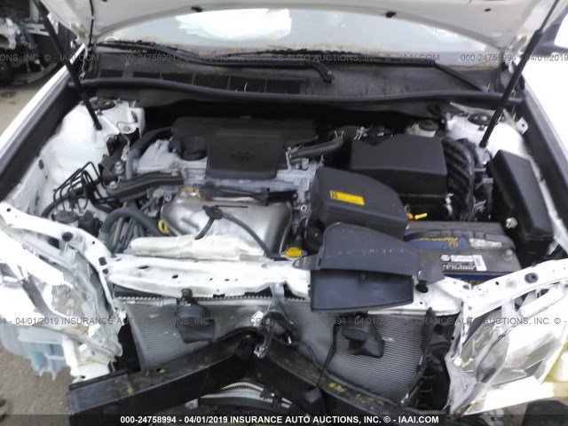 4T1BF1FK1EU835011 - 2014 TOYOTA CAMRY L/SE/LE/XLE 白色 照片 10