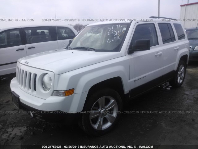 1C4NJRFB0GD596777 - 2016 JEEP PATRIOT LATITUDE WHITE photo 2