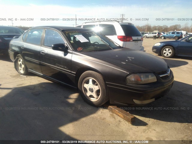 2G1WH55K7Y9240778 - 2000 CHEVROLET IMPALA LS BLACK photo 1
