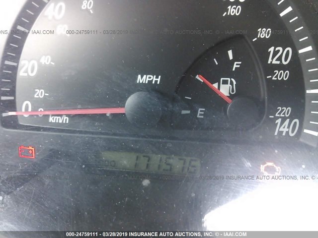 JTDBE32KX20112558 - 2002 TOYOTA CAMRY LE/XLE/SE GREEN photo 7