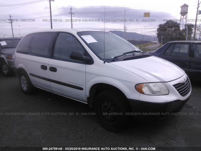 1C4GJ25B31B151910 - 2001 CHRYSLER VOYAGER WHITE photo 1