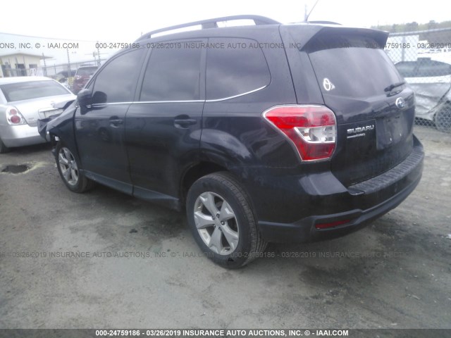 JF2SJAJC7EH513146 - 2014 SUBARU FORESTER 2.5I LIMITED BLACK photo 3