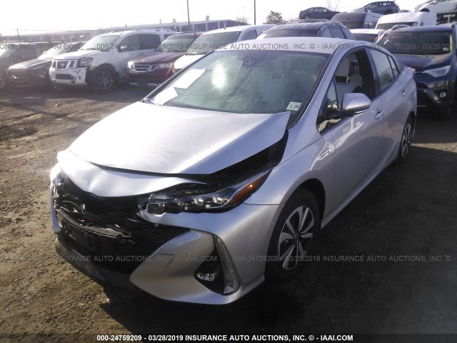 JTDKARFP4J3103579 - 2018 TOYOTA PRIUS PRIME  银色 照片 2