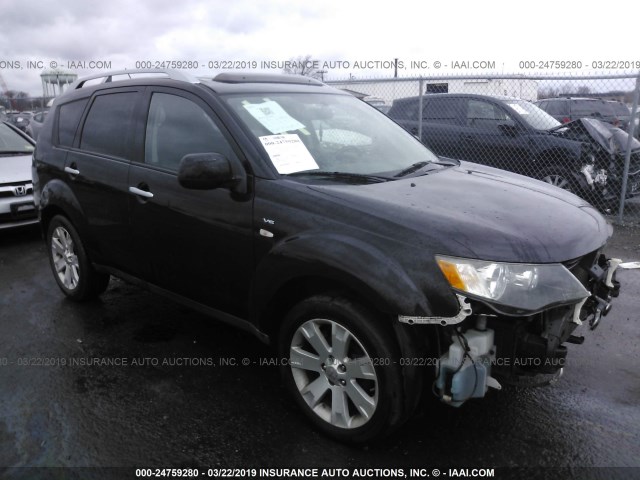 JA4MT41X98Z003413 - 2008 MITSUBISHI OUTLANDER XLS BLACK photo 1