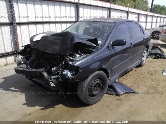 1NXBR32E64Z228295 - 2004 TOYOTA COROLLA CE/LE/S BLACK photo 2