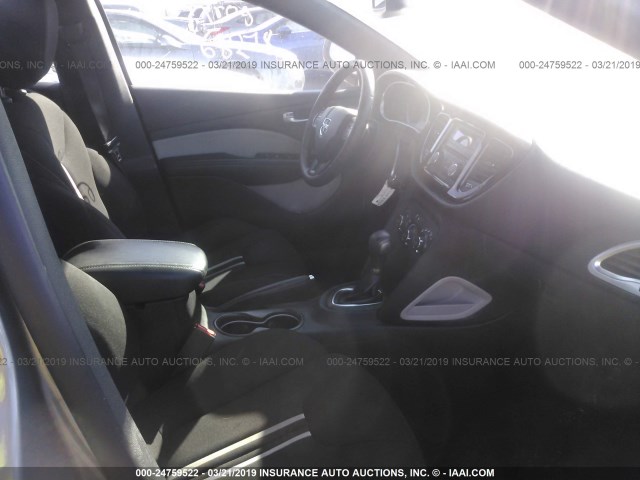 1C3CDFBA6DD175821 - 2013 DODGE DART SXT GRAY photo 5