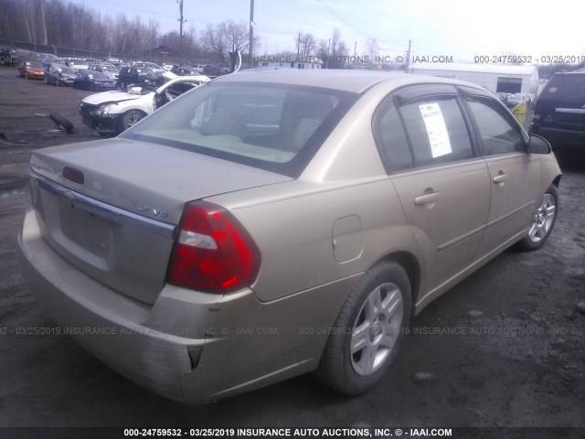 1G1ZT58N78F143427 - 2008 CHEVROLET MALIBU LT/CLASSIC GOLD photo 4