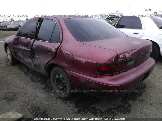 1Y1SK5369RZ030005 - 1994 GEO PRIZM LSI RED photo 3